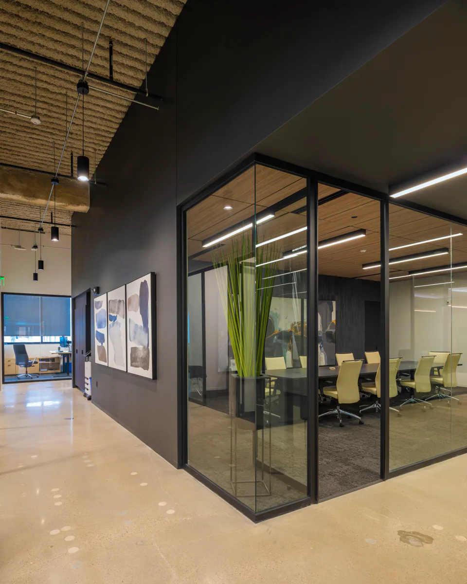 Jester Insurance office interior completed by K. Johnson Construction
